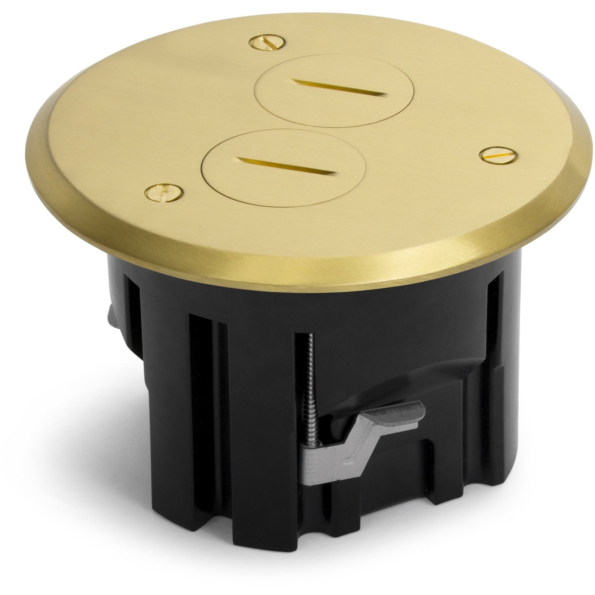 Lew Electric PBR1-SPB Brass floor box