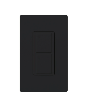Lutron switch in Black