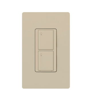 Lutron switch in Light Almond