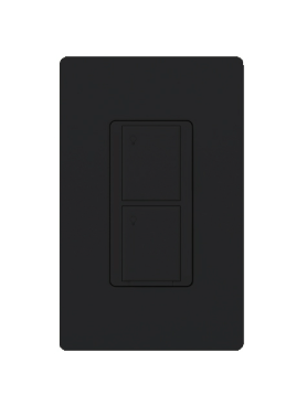 Lutron Caseta wireless smart switch in Black