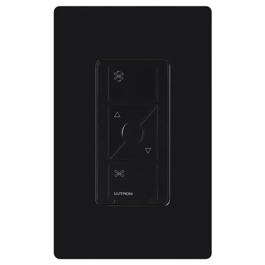 Lutron Caseta 4-speed fan control in Black