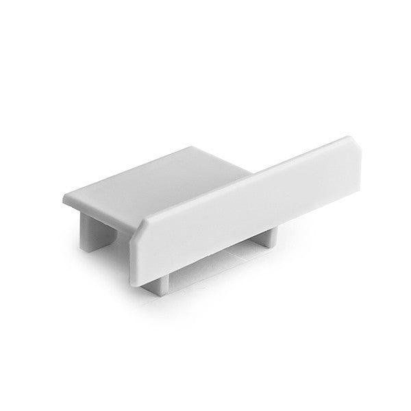 Premium Extrusion Standard Flange Slot End Cap - American Lighting PE-DFSLOT-END