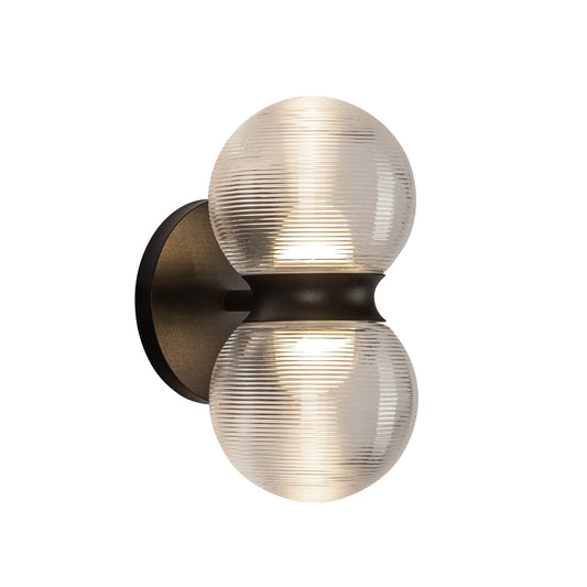 Kuzco Peri black exterior wall EW77209-BK/CR