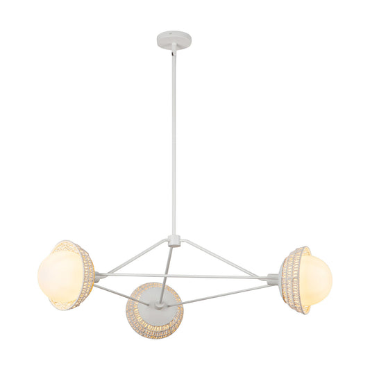 Alora Mood Perth white chandelier CH490340WHOP