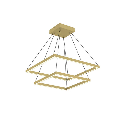 Kuzco Piazza brushed gold chandelier CH88224-BG