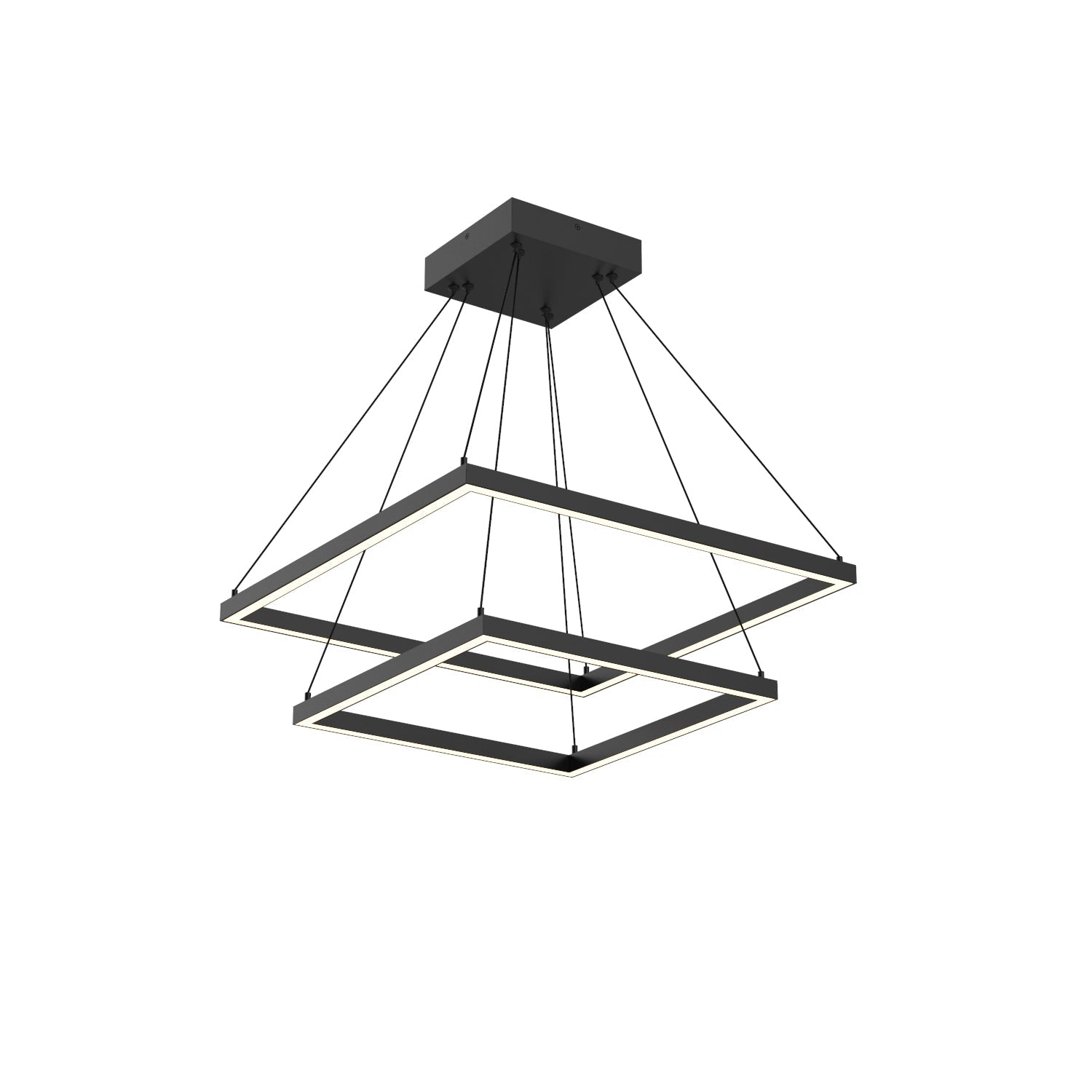 Kuzco Piazza black [universal voltage and 0-10 dimming] chandelier CH88224-BK-UNV-010