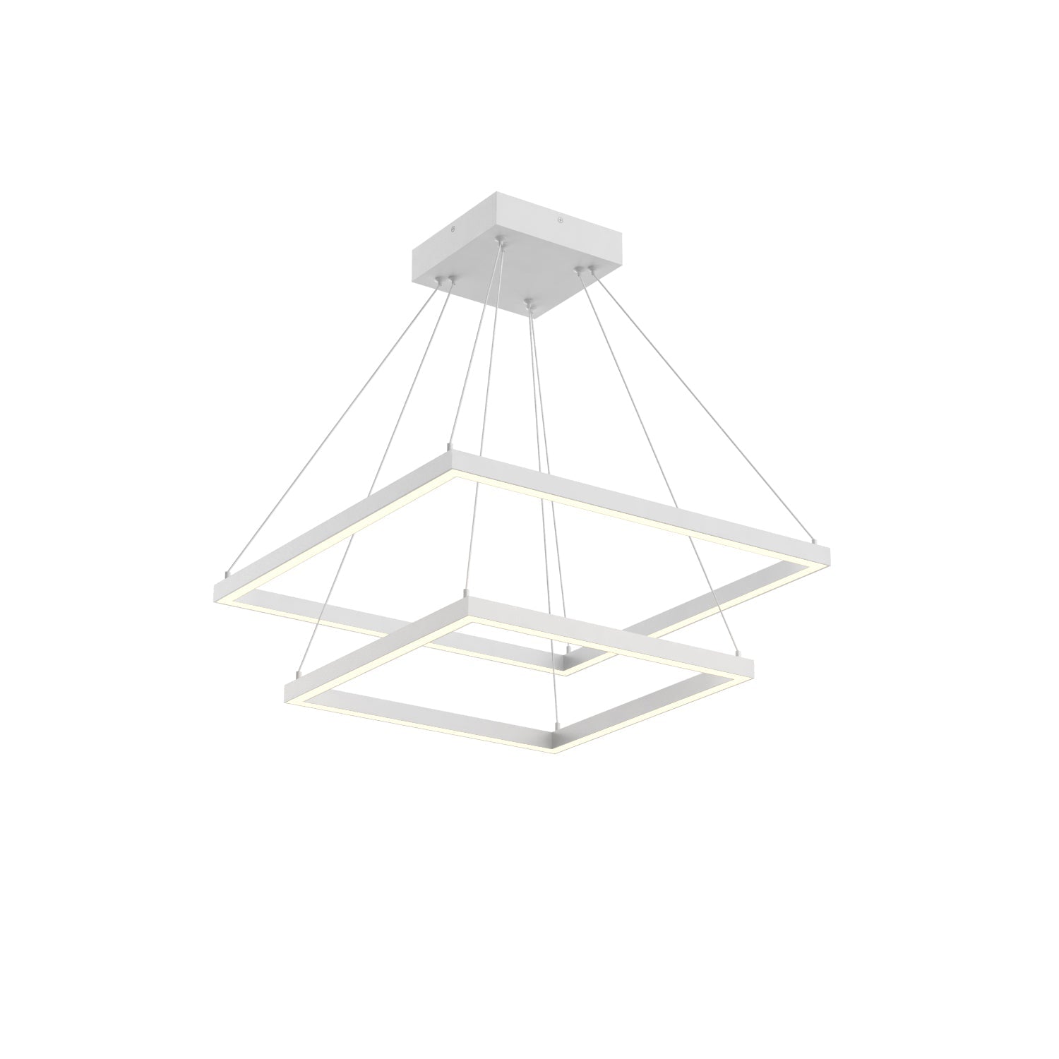 Kuzco Piazza white chandelier CH88224-WH