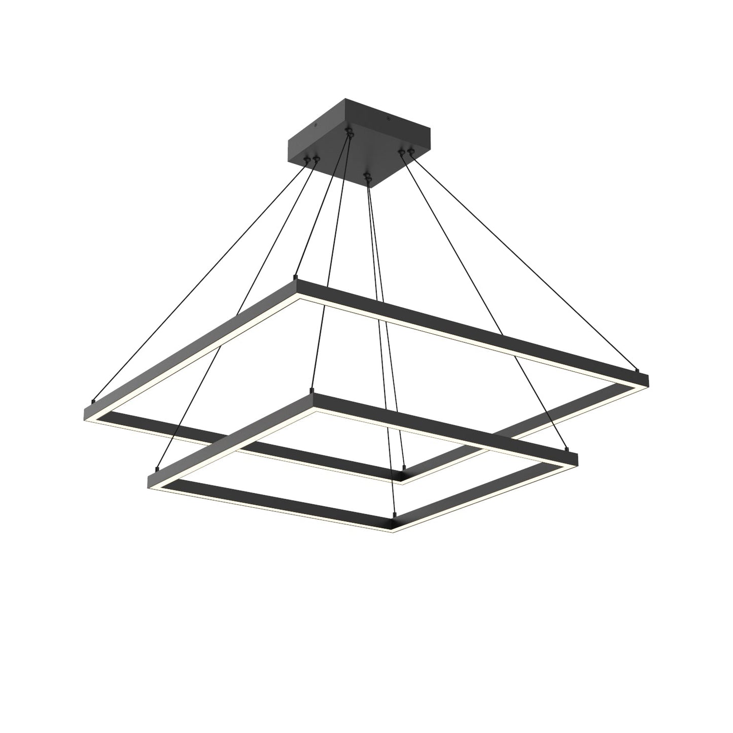 Kuzco Piazza black [universal voltage and 0-10 dimming] chandelier CH88232-BK