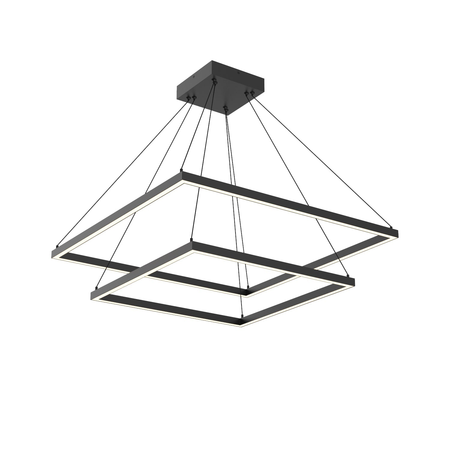 Kuzco Piazza black [universal voltage and 0-10 dimming] chandelier CH88232-BK