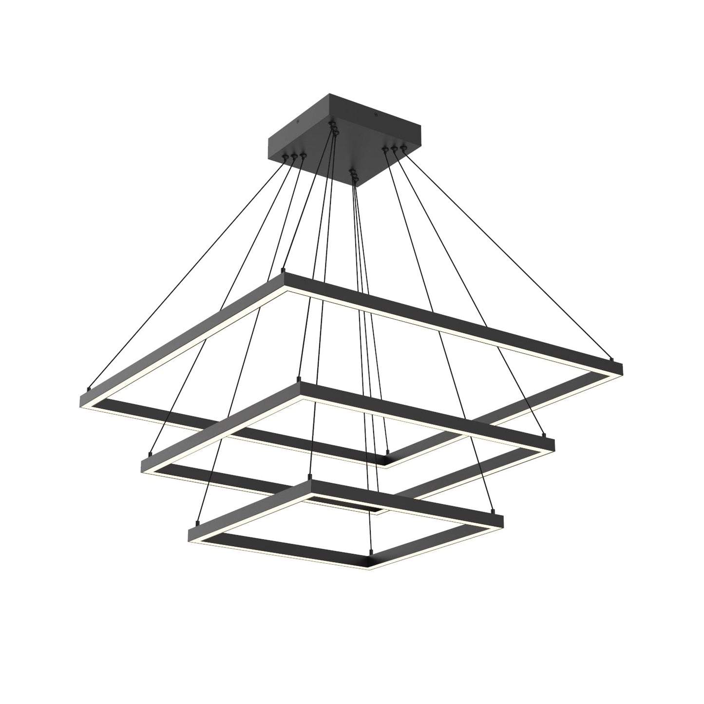 Kuzco Piazza black [universal voltage and 0-10 dimming] chandelier CH88332-BK-UNV-010