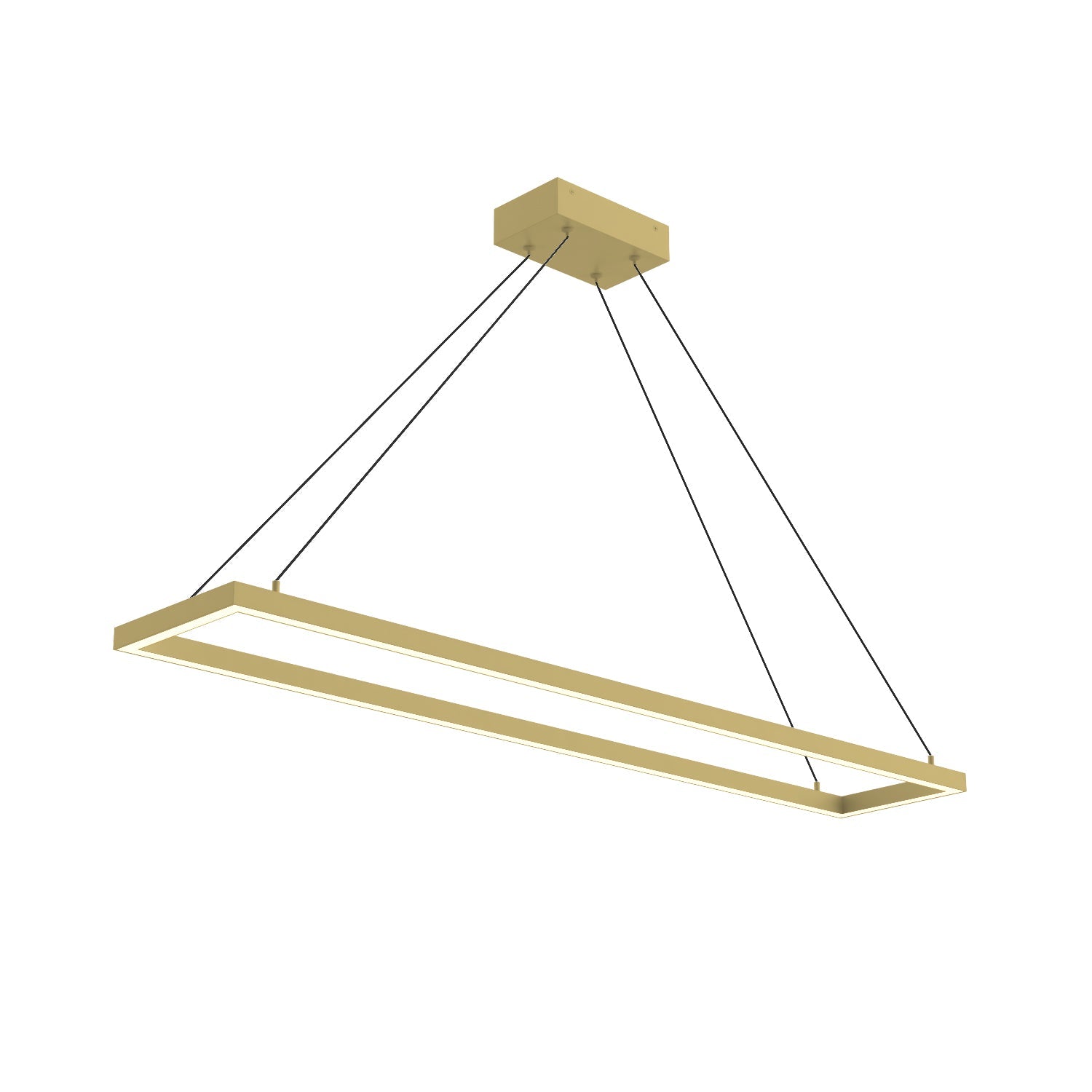 Kuzco Piazza brushed gold [universal voltage and 0-10 dimming] pendant PD88548-BG-UNV-010