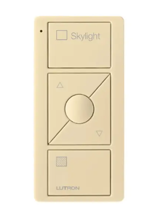 Lutron Pico wireless remote in Ivory