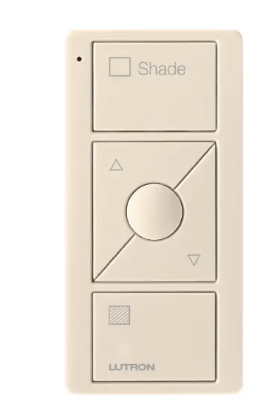Lutron Pico wireless remote in Light Almond