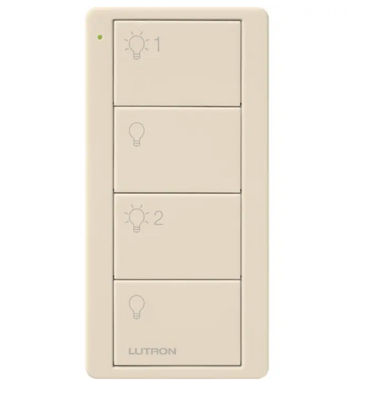 Lutron Pico wireless remote in Light Almond