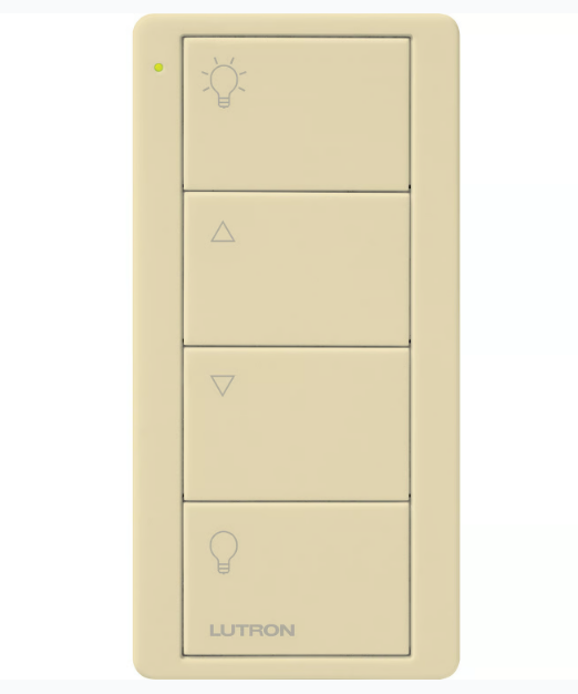 Lutron Pico wireless remote in Ivory
