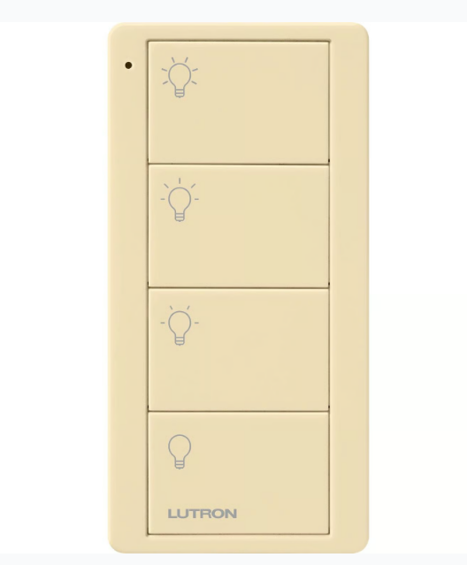Lutron Pico wireless remote in Ivory