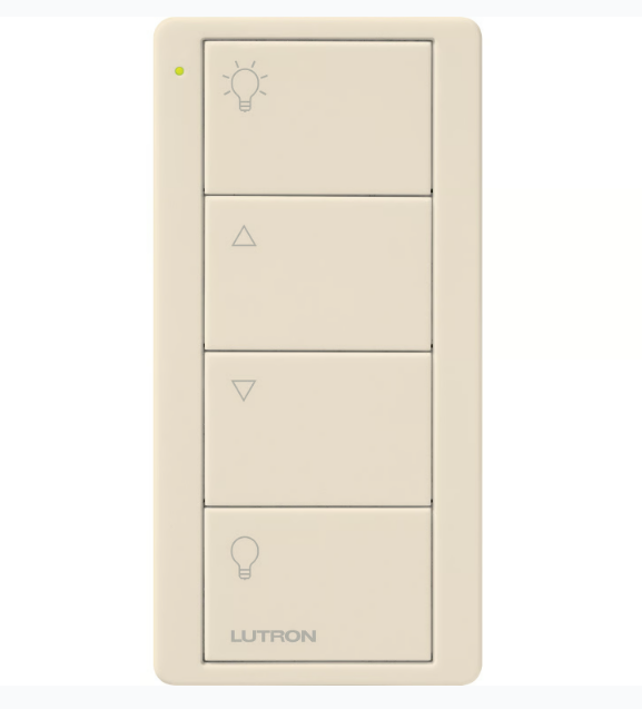 Lutron Pico wireless remote in Light Almond