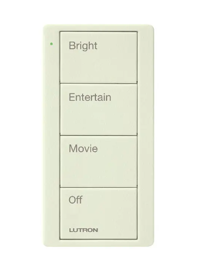 Lutron Pico Pico 4-button keypad in Biscuit