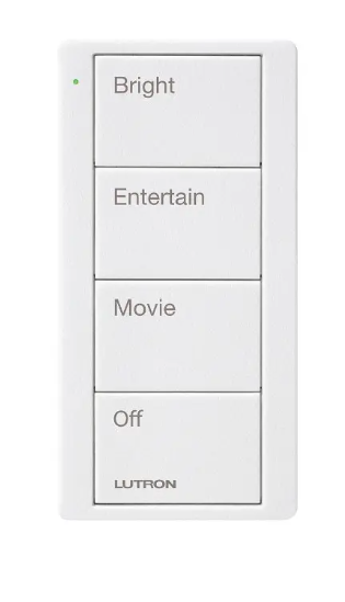 Lutron Pico Pico 4-button keypad in Snow White