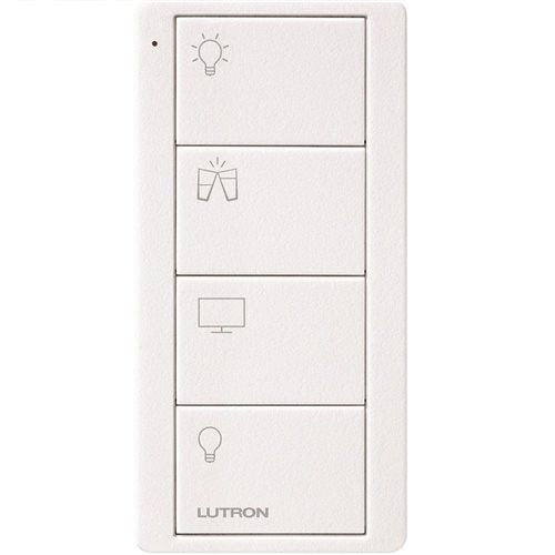 Lutron Pico Pico 4-button keypad in Snow White