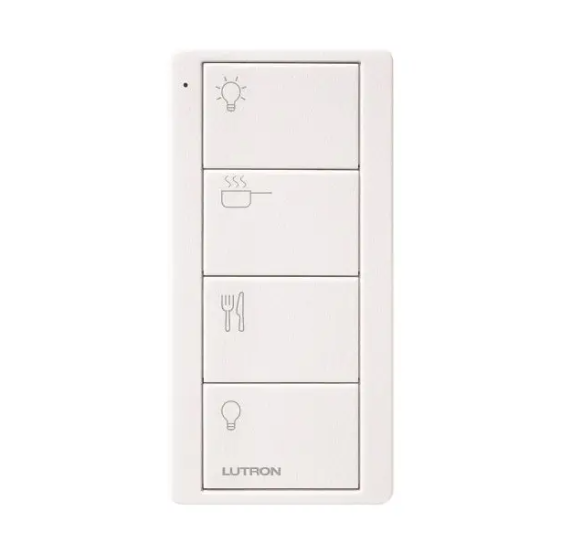 Lutron Pico Pico 4-button keypad in Snow White