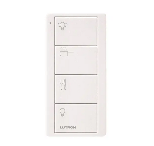 Lutron Pico Pico 4-button keypad in Snow White