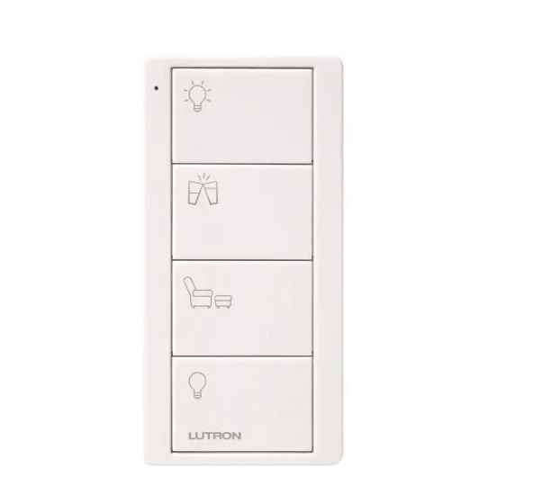 Lutron Pico Pico 4-button keypad in Snow White