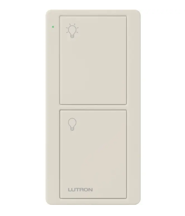 Lutron Pico wireless remote in Light Almond