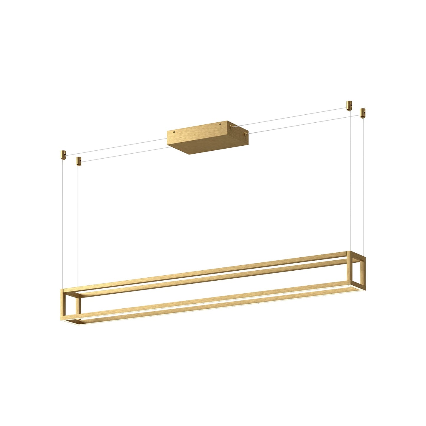 Kuzco Plaza brushed gold [universal voltage] linear pendant LP45548-BG-UNV
