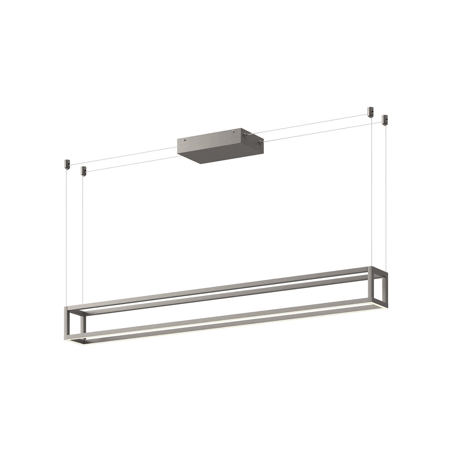 Kuzco Plaza brushed nickel [universal voltage] linear pendant LP45548-BN-UNV