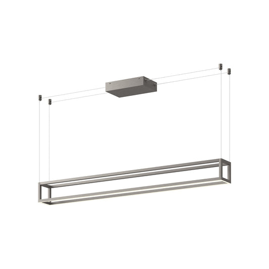Kuzco Plaza brushed nickel [universal voltage] linear pendant LP45548-BN-UNV