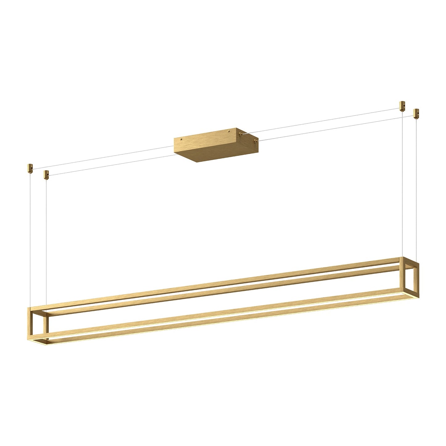 Kuzco Plaza brushed gold [universal voltage] linear pendant LP45560-BG-UNV