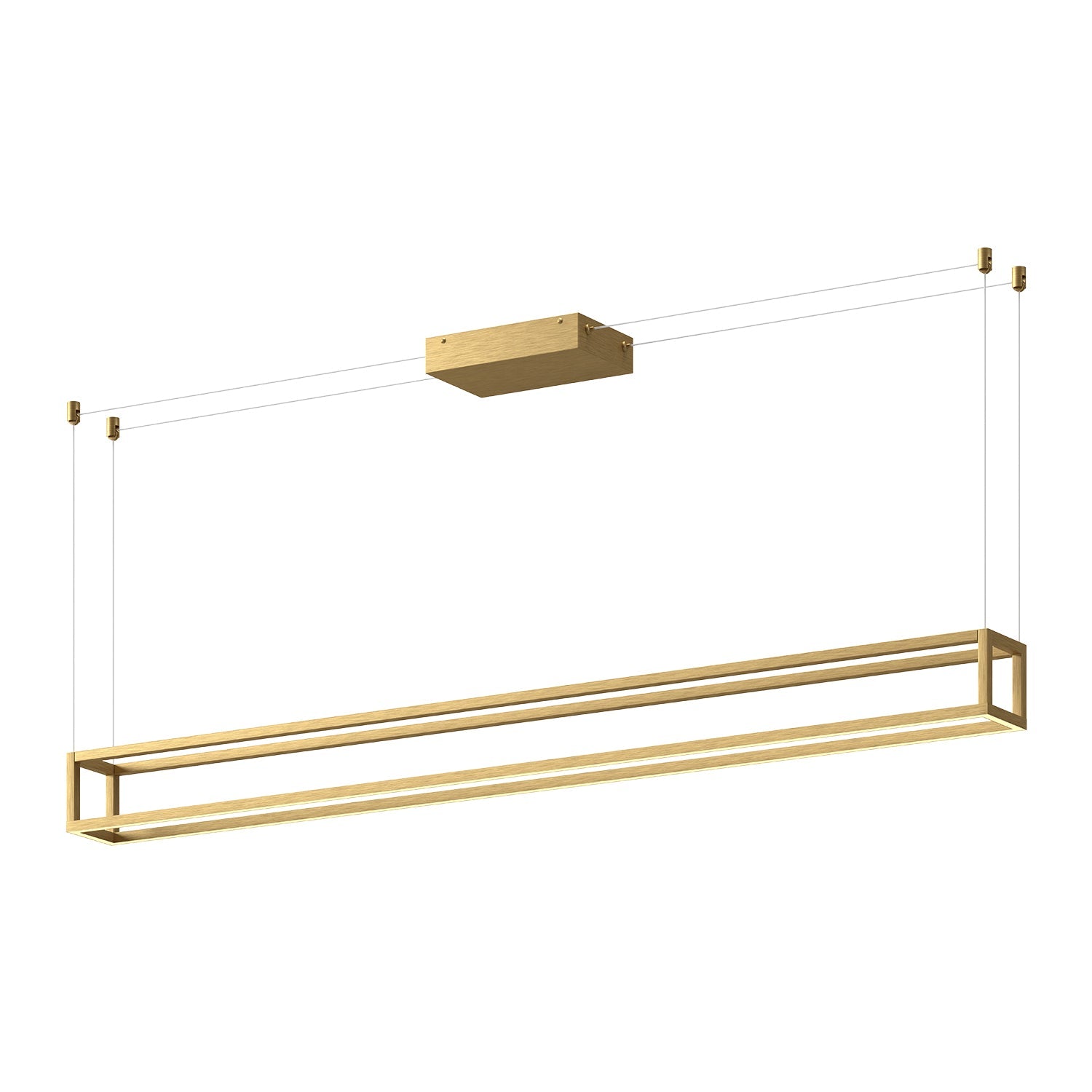 Kuzco Plaza brushed gold [universal voltage] linear pendant LP45560-BG-UNV