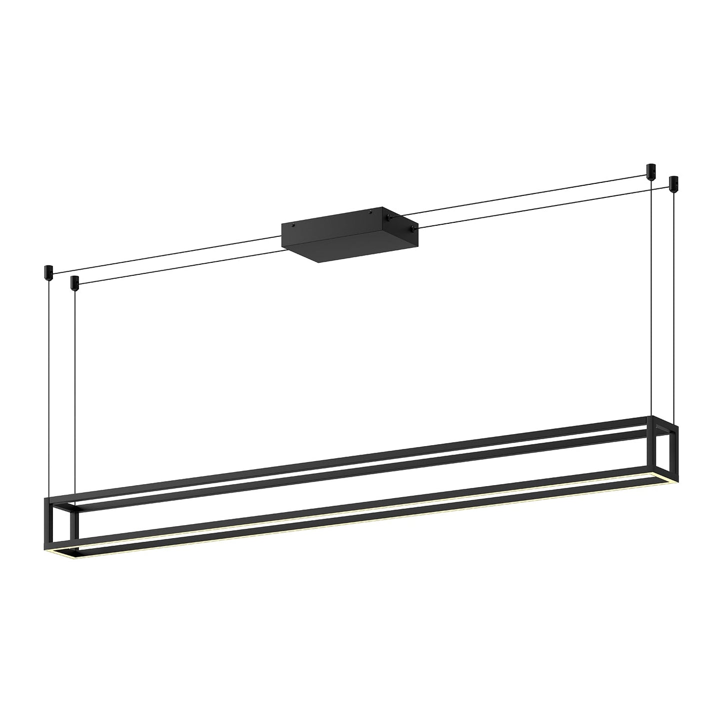 Kuzco Plaza black [universal voltage] linear pendant LP45560-BK-UNV