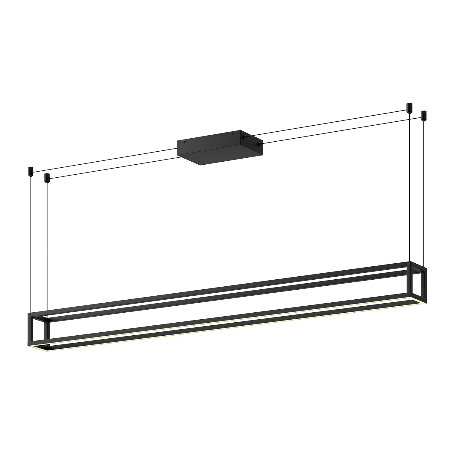 Kuzco Plaza black [universal voltage] linear pendant LP45560-BK-UNV