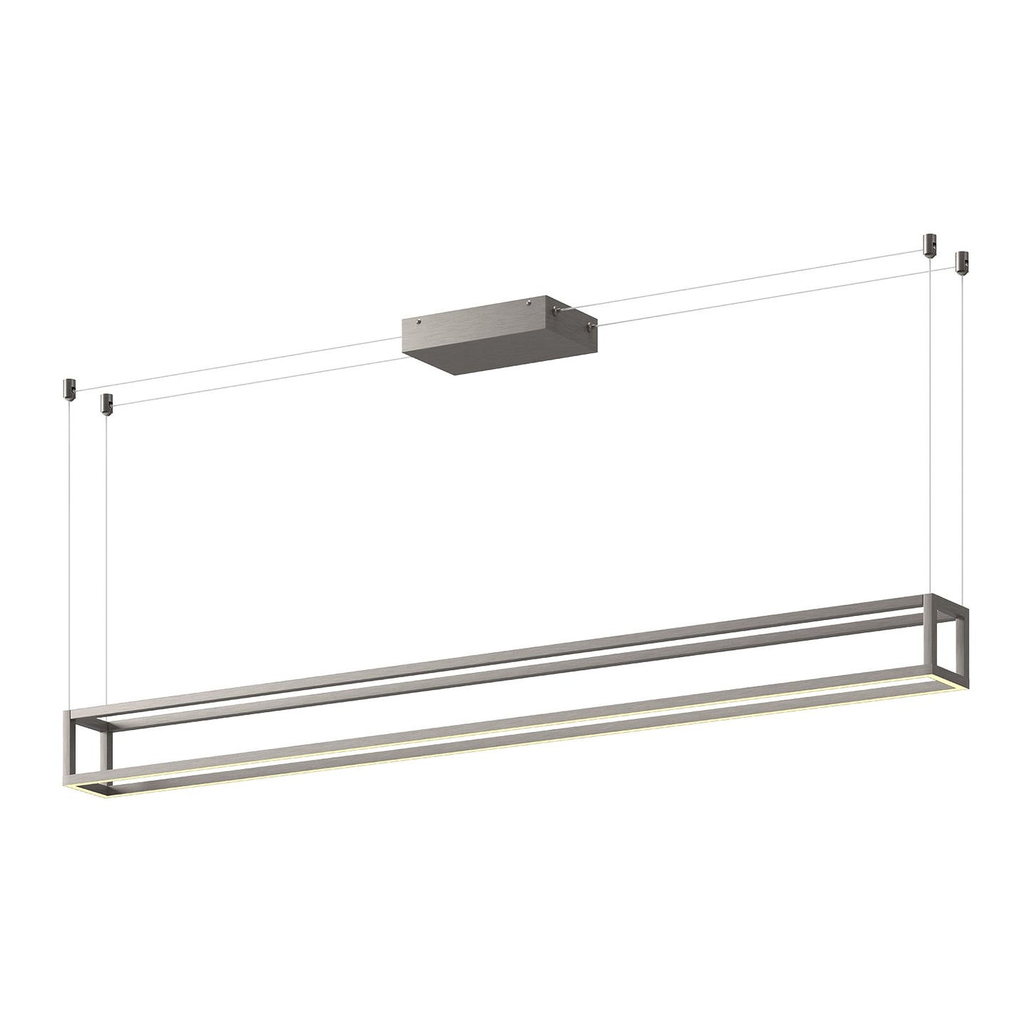 Kuzco Plaza brushed nickel [universal voltage] linear pendant LP45560-BN-UNV
