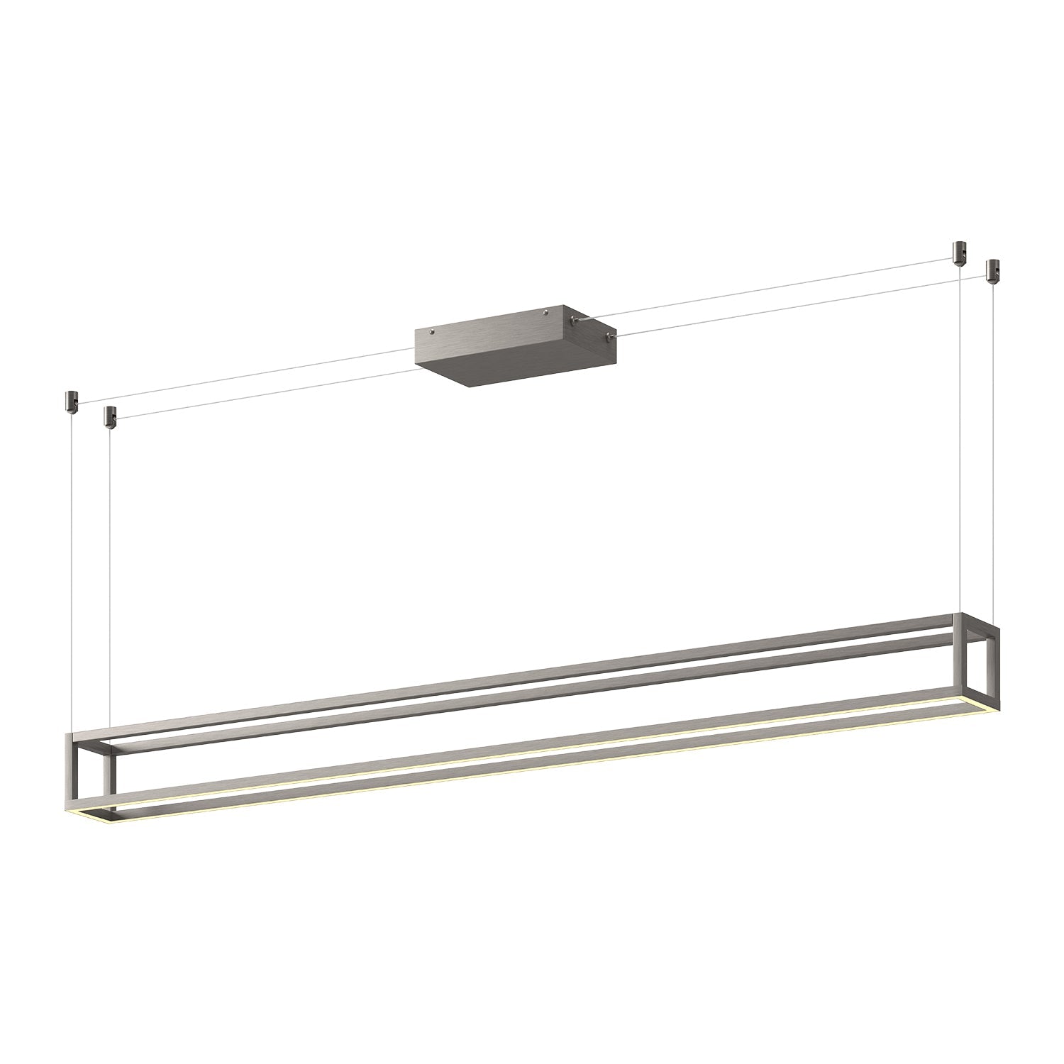 Kuzco Plaza brushed nickel [universal voltage] linear pendant LP45560-BN-UNV