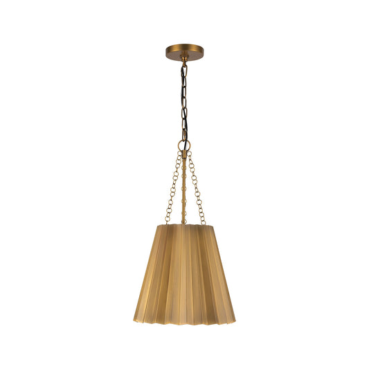 Alora Mood Plisse aged gold pendant PD528012AG