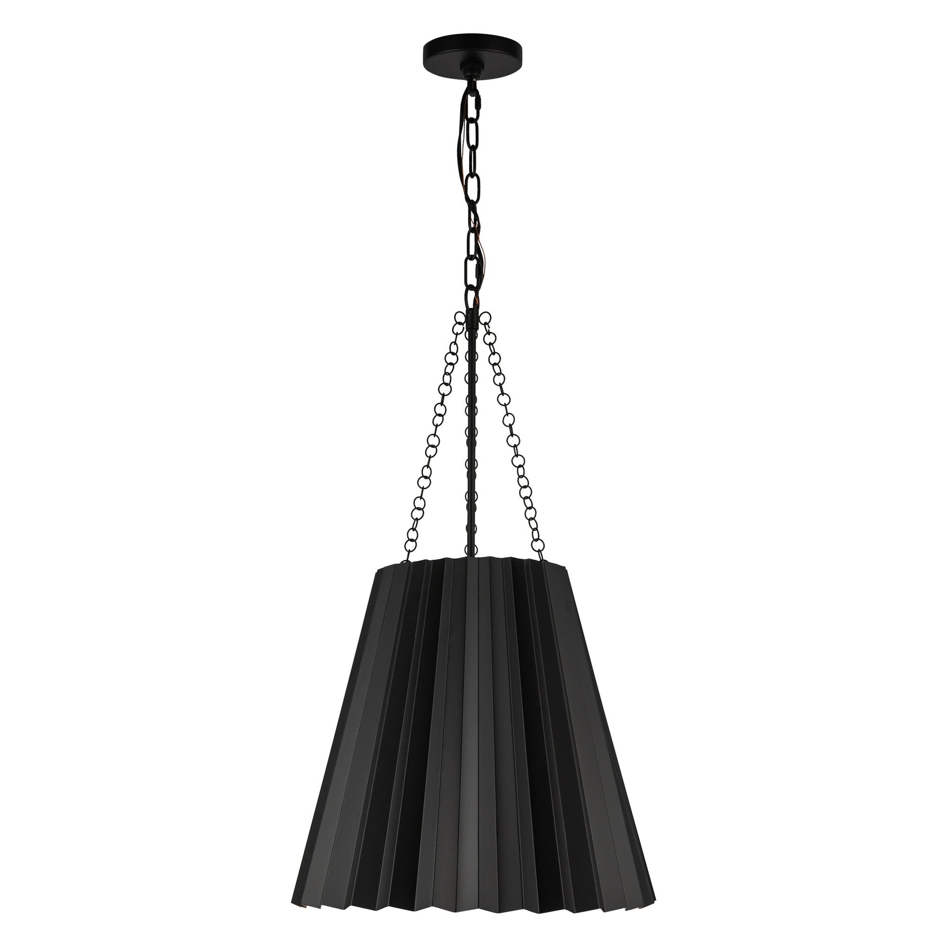 Alora Mood Plisse matte black pendant PD528116MB