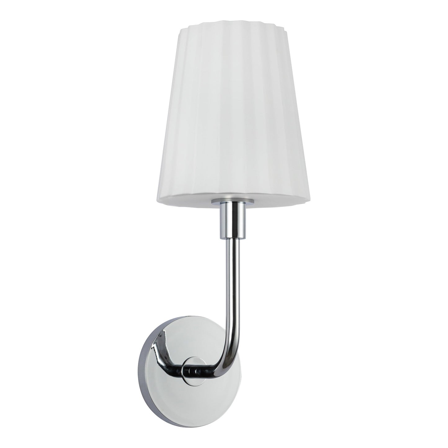 Alora Mood Plisse chrome vanity light WV628107CHOP