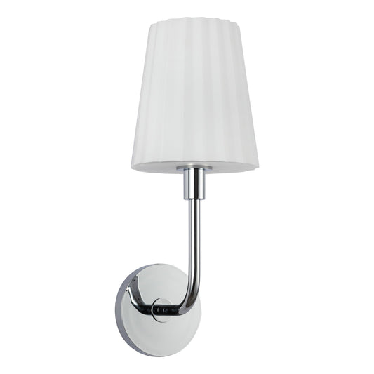 Alora Mood Plisse chrome vanity light WV628107CHOP