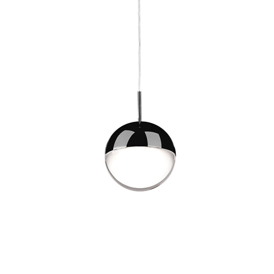 Kuzco Pluto black chrome pendant 402801BC-LED
