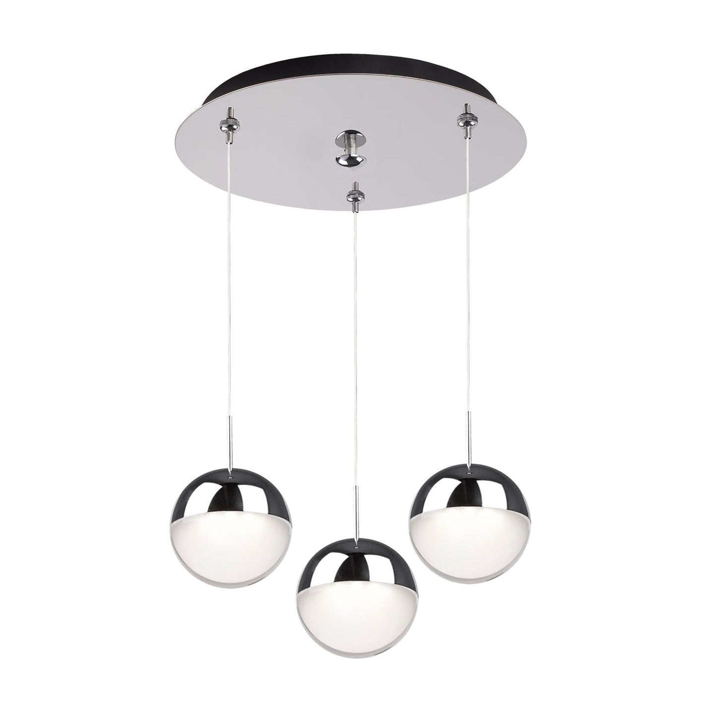 Kuzco Pluto chrome multi-pendant MP402801CH-03