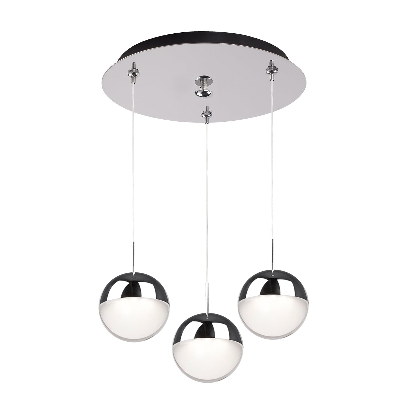 Kuzco Pluto chrome multi-pendant MP402801CH-03