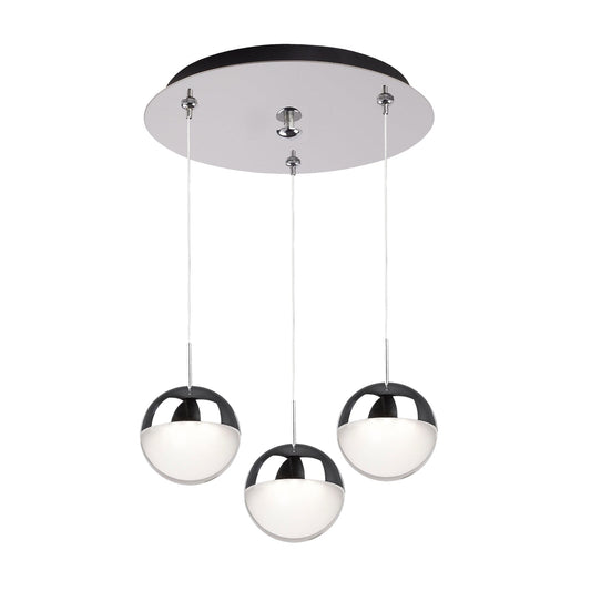 Kuzco Pluto chrome multi-pendant MP402801CH-03