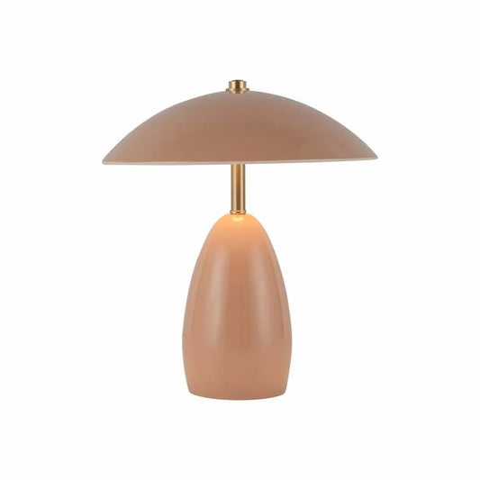 Alora Mood Poppy TL437409PEC 9-Inch LED Table Lamp in Peach Finish with Steel Shade