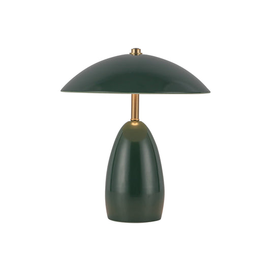Alora Mood Poppy pine green table lamp TL437409PGN