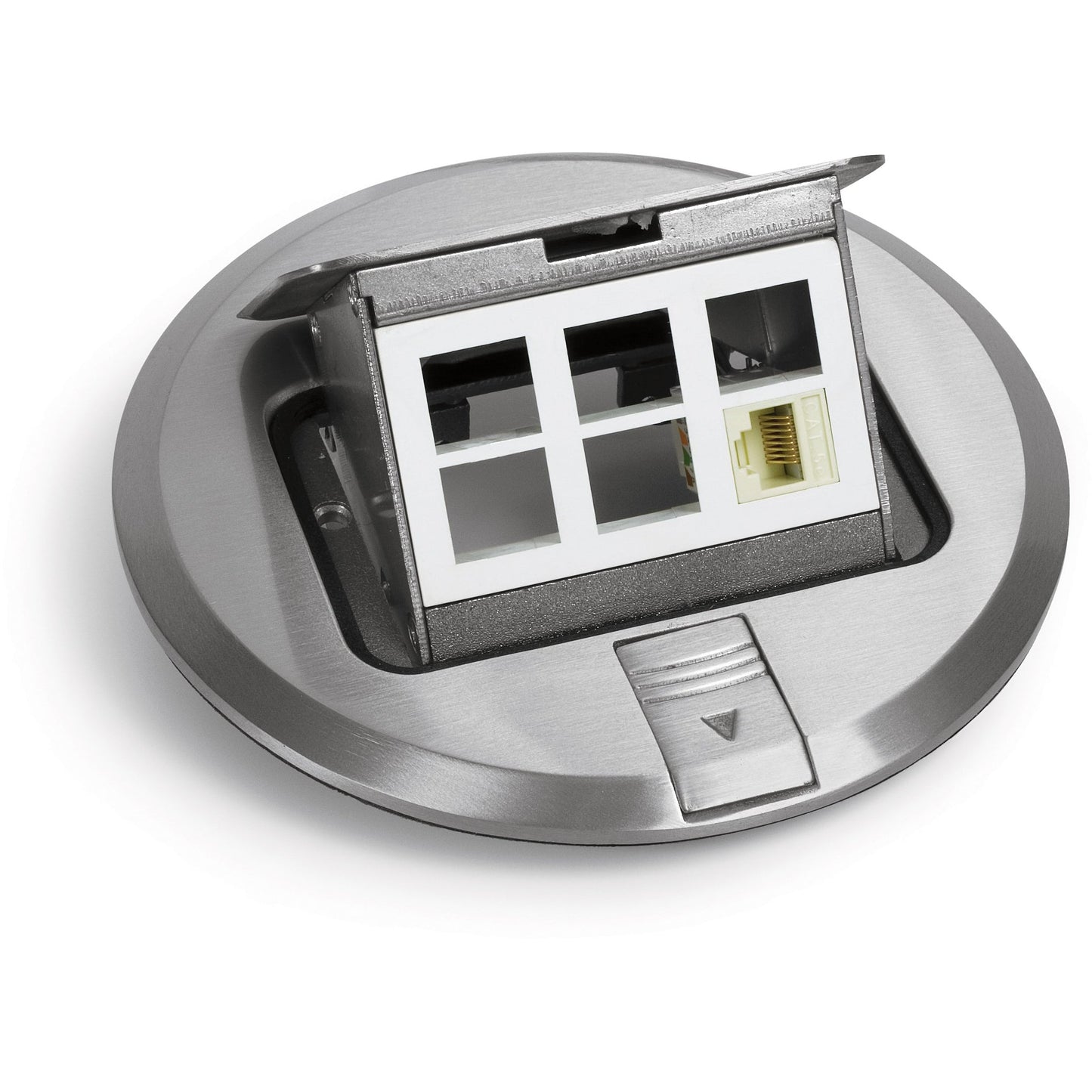 Lew Electric PUFP-SC Stainless pop-up floor box cover
