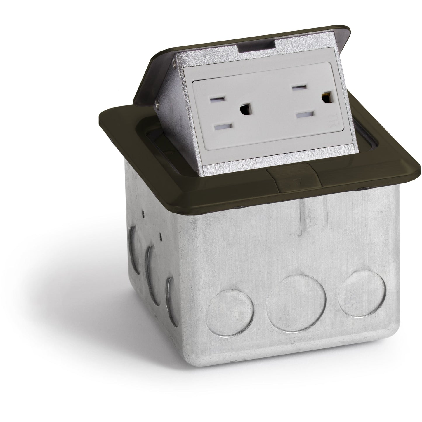 Lew Electric PUFP-SQ-DB Dark Bronze floor box