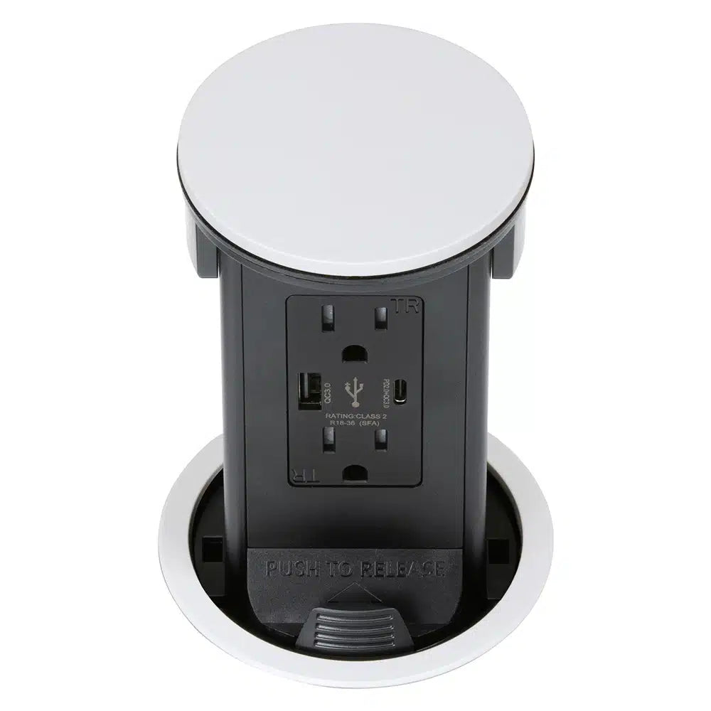 Lew Electric PUR15ACQD-RWT White Kitchen Countertop Box